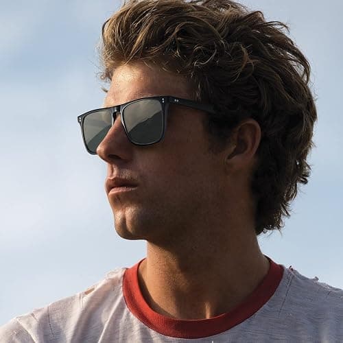 CARFIA Retro Polarized Sunglasses for Men UV Protection Hand-crafted Acetate Frame Fashion Cool Sun Glasses CA53572 thumbnail 2