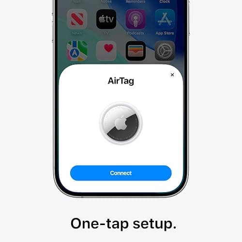 Apple AirTag (2nd Generation): Tracker for Keychain, Wallet, and More; Locator with Sound; Simple One-Tap Setup with iPhone or iPad; Key Finder with up to 1.5X Precision Finding Range thumbnail 3