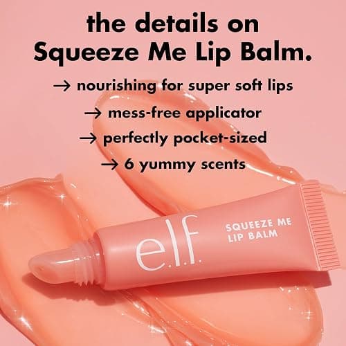 e.l.f. Squeeze Me Lip Balm, Strawberry | Moisturizing Lip Balm For A Sheer Tint Of Color, Infused With Hyaluronic Acid, Vegan & Cruelty-free thumbnail 5