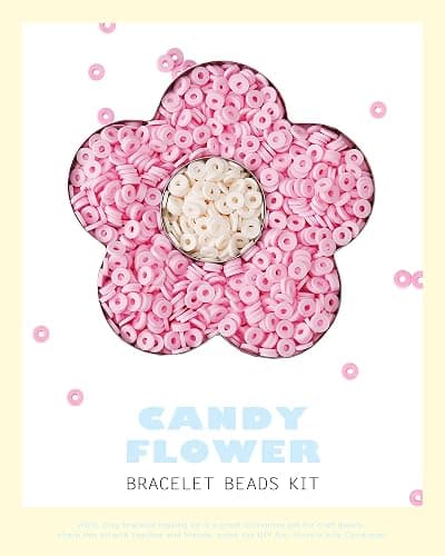 ADIIL 7200pcs Clay Beads Bracelet Making Kit, 6mm Polymer Heishi Beads for Jewelry Making, Friendship Bracelet Kit Birthday Gift for Adults Colorful thumbnail 2