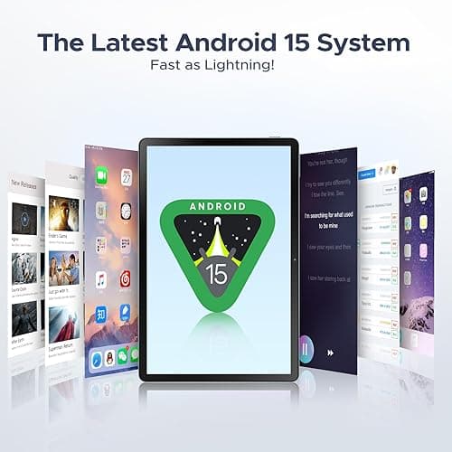 DOOGEE V Pad 5G 12 Inch Tablet with Keyboard,Gemini AI Android15 Tablet, 2.4K 90Hz Android Tablets,Mediatek Dimensity 7050 Octa-Core, 32GB+256GB/2TB TF, 8800mAh Battery Tablets, WiFi 6, Quad Speakers thumbnail 9