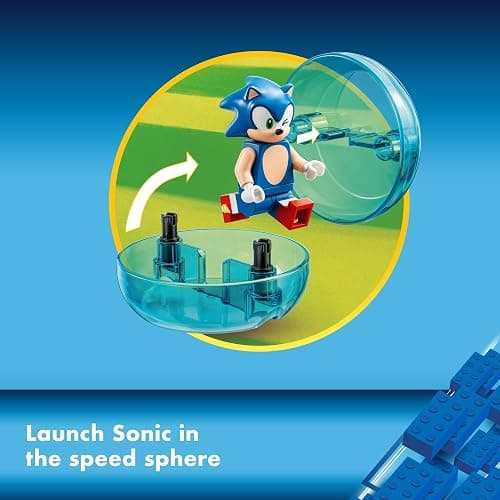 LEGO Sonic The Hedgehog Sonic vs. Dr. Eggman’s Death Egg Robot Building Toy for Sonic Fans and 8 Year Old Gamers, Includes Speed Sphere and Launcher Plus 6 Sonic Figures for Creative Role Play, 76993 thumbnail 4