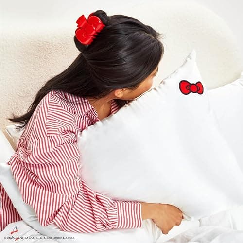 Hello Kitty x Kitsch Hair Clips for Women - Durable, Strong Hold All Day, Cute Claw Clips, Hello Kitty Stuff for Girls | Ideal Gifts for Women - Red Bow Shape, 1pc thumbnail 7