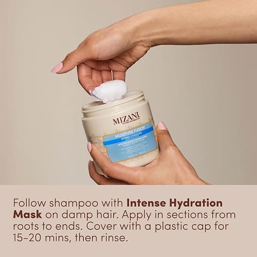 Mizani Moisture Fusion Intense Moisturizing Mask - Hydrating Hair Mask for Dry and Curly Hair, Deep Conditioning Treatment with Argan Oil, Sulfate-Free thumbnail 5