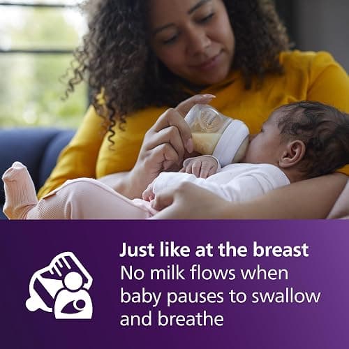 Philips Avent Natural Response Nipple, Slow Flow (Flow 2), 0m+, 4-pack, SCY962/44 thumbnail 5