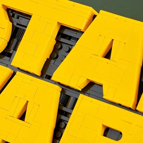 LEGO Star Wars Brick-Built Star Wars Logo - Building Blocks for Adults 18+ - Star Wars Gift Idea for Birthdays - Collectible DIY Model Kit - Home Decor Idea for Fans of The Movie Series - 75407 thumbnail 5