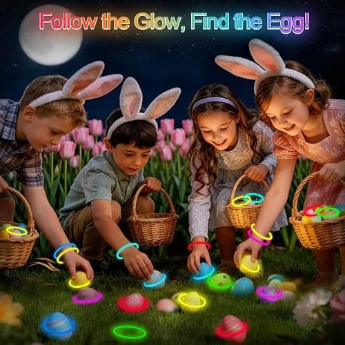 JICUICUI Glow Sticks Bulk Party Pack- Ultra Bright 800pk Glow in the Dark Party Favors, Easter Basket Stuffers Glow Sticks Party Supplies Glow Necklaces and Glow Bracelets with Connectors thumbnail 2