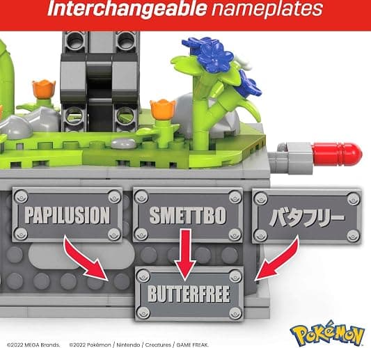 MEGA Pokémon Building Toys Set, Motion Butterfree with 605 Pieces, 7 Inches Tall, Moving Wings, Kids or Adult Collectible thumbnail 4