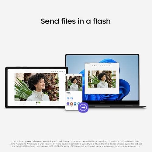 Samsung Galaxy Tab A11+ 8GB RAM, 256GB Storage, Optimized Performance, Long Lasting Battery, Expandable Storage, Large Display, Dolby Atmos Speakers, AI Assist, Slim, Light, 2 Year Warranty, Silver thumbnail 10