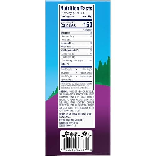 Zbar - Chocolate Chip - Soft-Baked Energy Snack Bars - Non-GMO - 12g Whole Grains - USDA Organic Granola Bars - Snacks for Kids (18 Pack) thumbnail 16