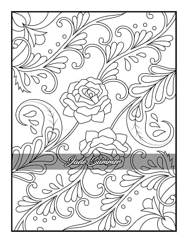 100 Amazing Patterns: An Adult Coloring Book with Fun, Easy, and Relaxing Coloring Pages thumbnail 36
