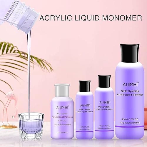 Acrylic Monomer Acrylic Liquid 58ml 2OZ Acrylic Liquid Monomer For Acrylic Powder Acrylic Nail Liquid Monomer For Acrylic Nails Acrylic For Nails Powders & Liquids Acrylic Nail Powder And Liquid thumbnail 3