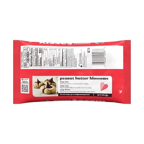 HERSHEY'S KISSES Milk Chocolate, Valentine's Candy Bag, 10.1 oz thumbnail 2