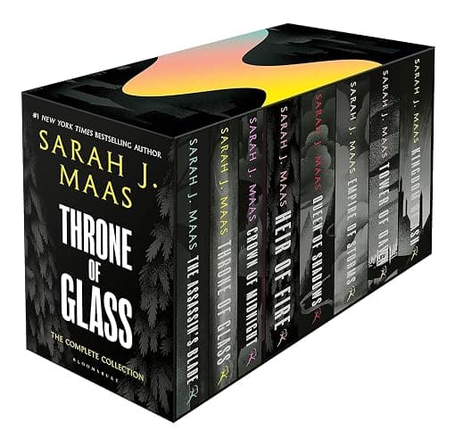 The Complete Throne of Glass Collection Full Series Set By Sarah J. Maas_Best Selling Book (2021) - Image 1