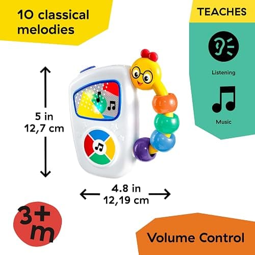 Baby Einstein Take Along Tunes Musical Toy, Ages 3 Months + thumbnail 3