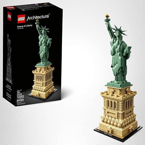 LEGO Architecture Statue of Liberty Model Building Set - Collectible New York City Souvenir, Creative Home Décor or Office Centerpiece, Great Gift Idea for Adults and Teens, 21042 thumbnail 8