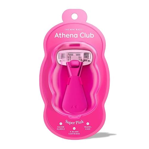 Athena Club Women's Mini Travel Razor - Trial Size - Super Pink - Image 1