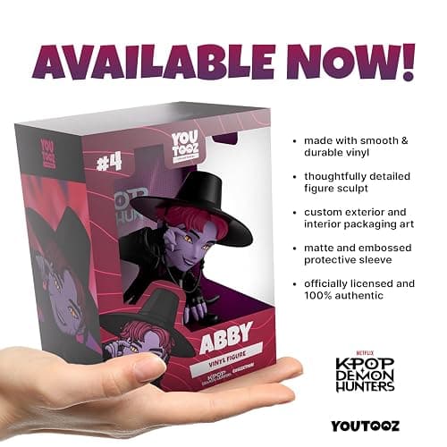 Youtooz Kpop Demon Hunters Abby 4.1" Vinyl Figure, Collectible Abby Figure from Kpop Demon Hunters Vinyl Collection thumbnail 3