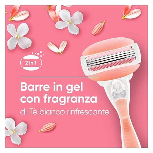 Gillette Venus Comfortglide Spa Breeze Ricariche Per Rasoio Da Donna Venus, Confezione Da 10, 3 Lame Incorporate, Per Una Rasatura Liscia E Profonda Che Dura thumbnail 4