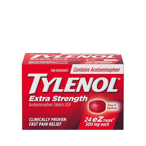 Tylenol Extra Strength Acetaminophen Tablets, 500 mg - Image 1