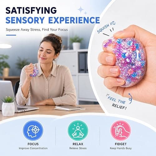 20PCS DIY Squishy Making Kit, DIY Stress Ball, Empty Stress Ball Skin with Expander & Vacuum Tool, Opening Plier Make Your Own Squishy Balls Craft thumbnail 5