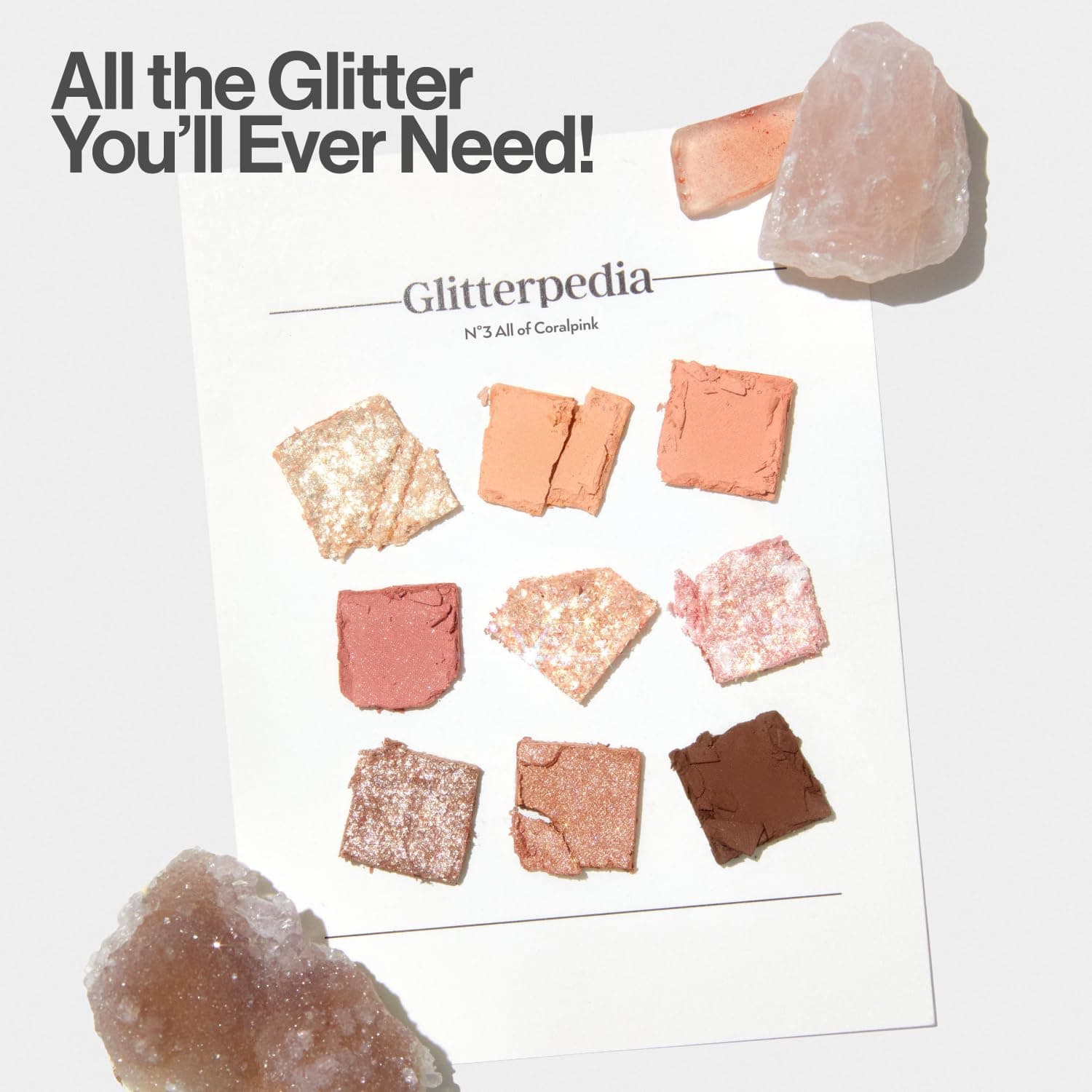 UNLEASHIA Glitterpedia - Sombra de ojos | Paleta | Maquillaje de ojos | Maquillaje de punto | Cosméticos (Ngrados3 All of Coralpink) thumbnail 2