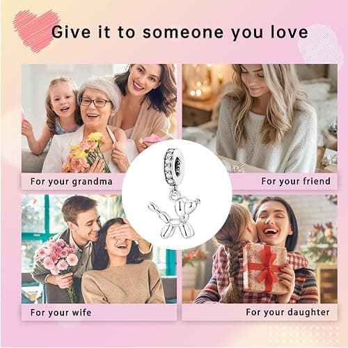 ASULIIAS Hamsa Hand Dragon Bible Cross Prayer Charm 925 Sterling Silver Charms Fits Women's Charm Bracelet and Necklace Bead Charms Jewelry Gifts for Sister Friend thumbnail 6