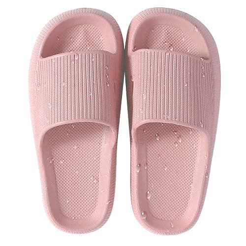 House Slipper For Man And Women Pillow Slides Non-Slip Lightweight Open-toe Shower Shoes Quick Drying Extra Thick Sandals - Image 1