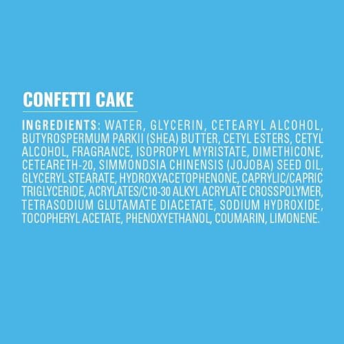 Jergens Shea Fusion Confetti Cake Body Lotion, Shea Butter, 14 fl oz | Moisturizer for Dry Skin, Scented Body Lotion, Vitamin E, Shea Butter Lotion, Daily Hydration thumbnail 11