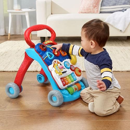 VTech Sit-to-Stand Learning Walker (Frustration Free Packaging), Blue thumbnail 5