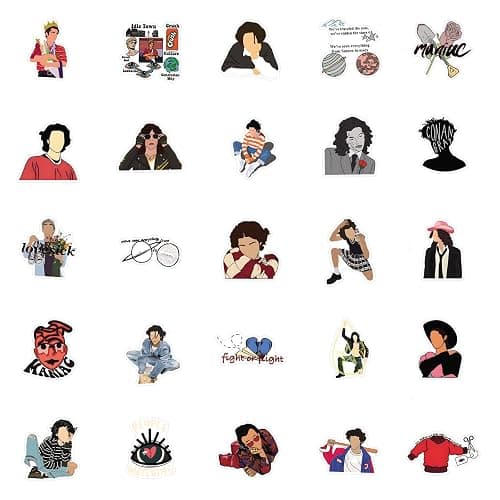 61Pcs Conan Gray Stickers Pack, Cute Cartoon Vinyl Waterproof Sticker Decals for Water Bottle, Laptop, Phone, Scrapbooking, Journaling Gifts for Kids Teens Adults for Party Supply Decor thumbnail 4