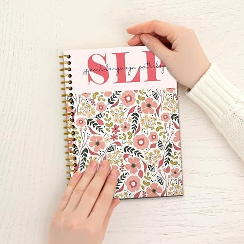 RUNMESS Slp Gifts Notebook Journal, Speech Therapy Language Pathologist Gifts, Speech Language Pathologist Notebooks for Work, Slp Journaling Notebooks for Women, Spiral Notebook,160 Pages thumbnail 7