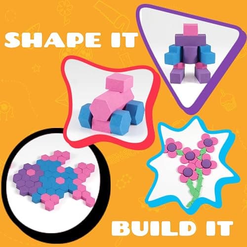Mad Mattr Ultimate Pack, Fun for Ages 3 and up, 10oz of Mad Mattr, Extruders, Ultimate Brick Makers, a Safe Cutting Tool, Non-Toxic Dough and Never Dries Out thumbnail 3