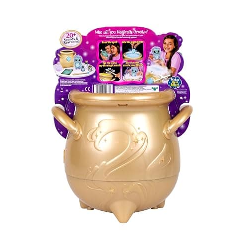 Magic Mixies - Magical Real Misting Gold Cauldron with 8 Inch Non-Electronic Plush Toy. Follow The Spell Book Add The Magic Ingredients. Who Will You Magically Create? thumbnail 8