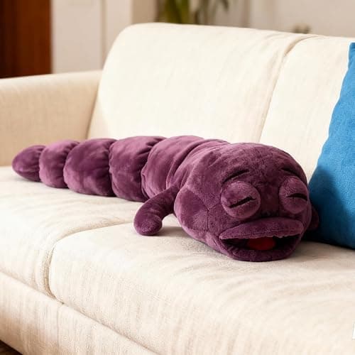 Jujutsu Battle Toji Caterpillar Fushiguro Cursed Sprite Worm Plush JJK Merch Pillow, Kaisen Stuffed Animal Throw Cosplay, Ugly Figure Doll Puppet Sofa Home Decor Gift for Teen 14+ Adult（29.6INCH） thumbnail 9