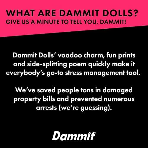 Dammit Doll - Limited Edition Tacky Fashion Collection - Stress Relief, Gag Gift (Leopard Doll) thumbnail 2
