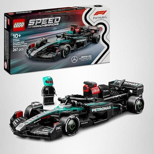 LEGO Speed Champions Mercedes-AMG F1 W15 Rennauto - Spielzeug mit Formel 1 Minifigur - Modell Auto zum Sammeln und Bauen - Geschenk für Jungen & Mädchen ab 10 Jahren oder Erwachsene Fans 77244 thumbnail 13