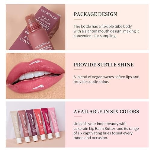 Riroenst 3 Color Hydrating Lip Gloss Set, High Shine Plumping Butter Balm, Glass Finish Glow Oil, Natural Jelly Tint for Women thumbnail 2