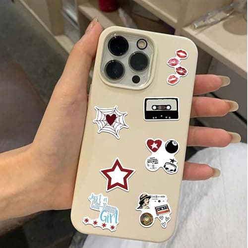 Lilbitty Y2K Girls Sticker Pack, 50 Stück Süße Sticker Set Für Laptop, Gitarre, Koffer, Auto Und Mehr, wasserdichte Vinyl Cute Stickers Für Kawaii Deko thumbnail 7
