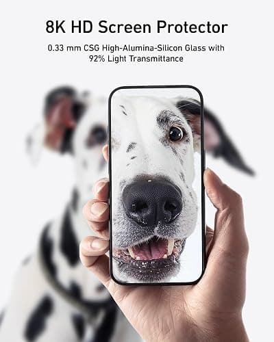 Anker Screen Protector, Bubble-and-Dust-Free iPhone HD Tempered Glass, Durable and Drop-Proof with 9H Hardness, Easy Installation Exclusively for iPhone 16 Plus 6.7-Inch (2-Pack) thumbnail 4