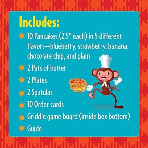 Educational Insights Pancake Pile-Up, Sequence Relay Board Game for Preschoolers, For 2-4 Players, Easter Basket Stuffers for Kids, Gift for Kids Ages 4+ thumbnail 6