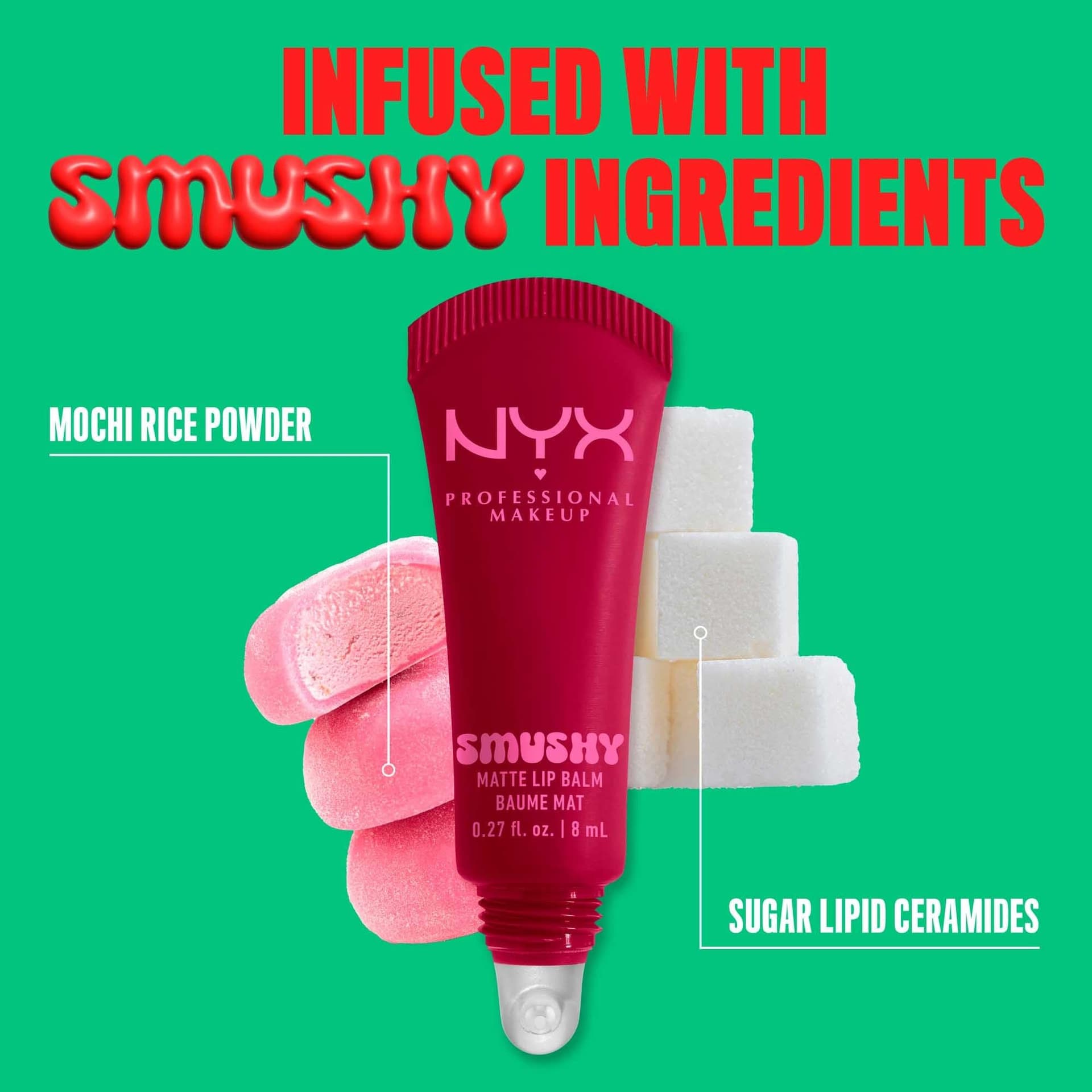 NYX Professional Makeup Smushy Matte Lip Balm, 8 ml, Squeeze n' Sizzle thumbnail 7