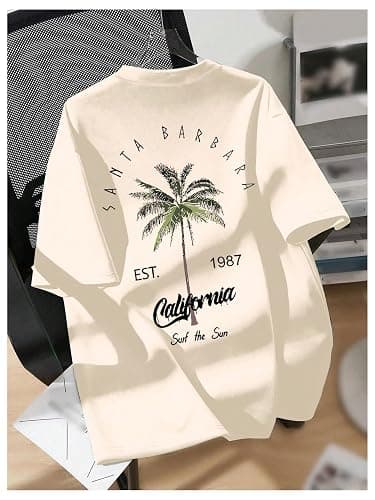 RoseSeek Boy's Tropical Graphic Tees Crewneck Short Sleeve Casual T Shirt Summer Tops thumbnail 3