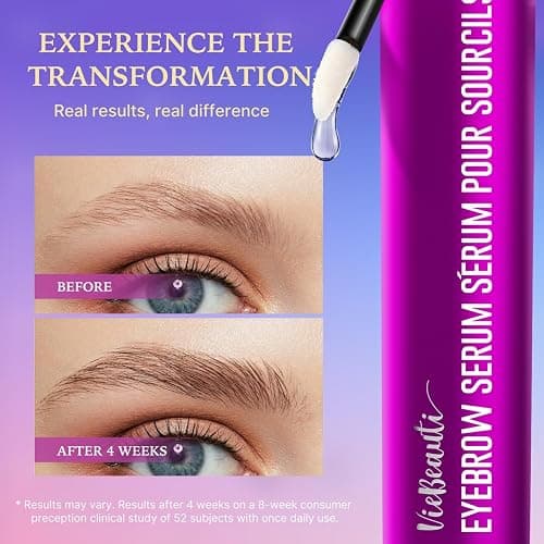VieBeauti Eyebrow Growth Serum: Eyebrow Serum to Grow Brows with Advanced Formula to Boost Longer Fuller and Thicker Looking Eyebrows 3mL thumbnail 2