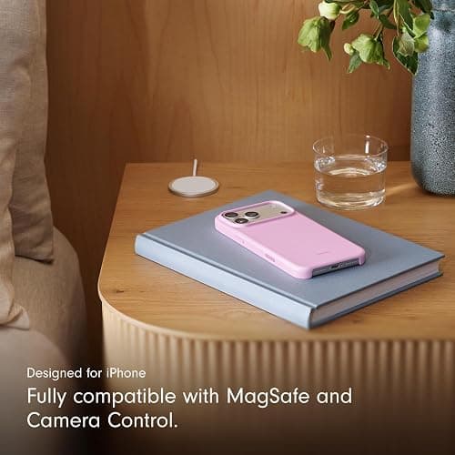 Beats iPhone 17 Pro Max Case with MagSafe & Camera Control, Matte Finish, Microfiber Lining – Pebble Pink thumbnail 4