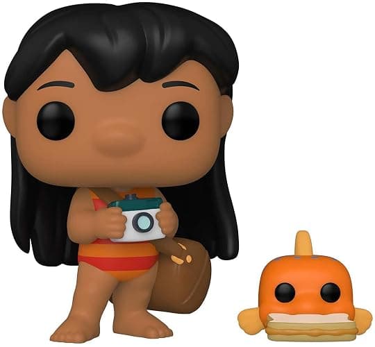 Funko POP & Buddy: Lilo & Stitch - Lilo with Pudge,Multicolor,Standard thumbnail 2