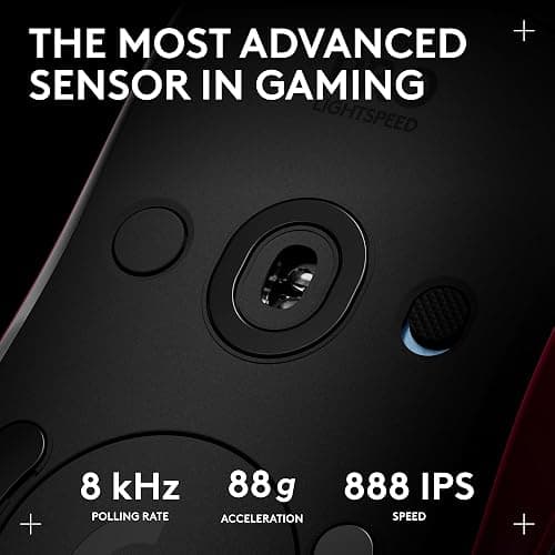 Logitech G PRO 2 Lightspeed Wireless Gaming Mouse, Right- or Left-Handed Mouse with up to 4 Customizable and Switchable Magnetic Side Buttons, 44K DPI Sensor, USB-C Charging, for PC/Mac - Magenta thumbnail 4