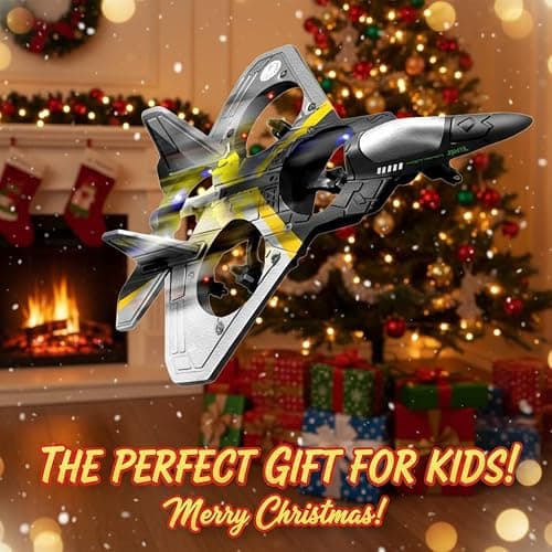 Akargol Sky Riders Rc Jet Plane with Light, Foam Remote Control Airplanes for Gift Chirstmas, RC Airplane Fighter Jet 360° Flip Fighter Jet Toys, Stunt Roll, Airplane Toy Gifts for Boys thumbnail 2