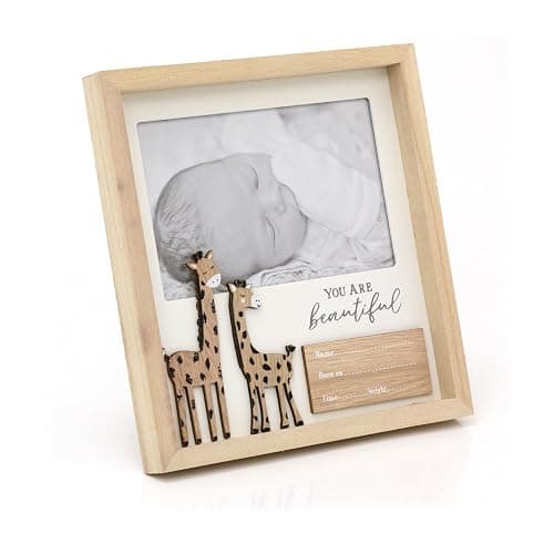 6x4 Keepsake Baby Photo Frame | Wooden Freestanding Newborn Baby Picture Frame | New Baby Memories Photo Frame - You Are Beautiful thumbnail 4