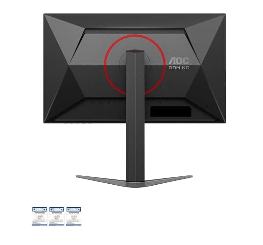AOC Gaming 24G4HA - Monitor Full HD da 24 pollici, 200 Hz, 1 ms, comp. G-Sync, HDR10 1920x1080, 2x HDMI 2.0, 1x DisplayPort 1.4 nero-rosso, 24 inch FHD IPS, Regolazione altezza - Altoparlanti thumbnail 3